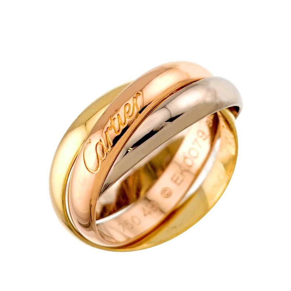 CARTIER 18k Gold Trinity Ring #49